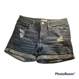 🎀 LC Lauren Conrad Jean Shorts Distressed Sz 4